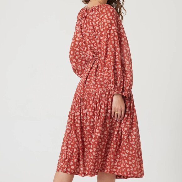 BILA 77 Talia Maxi Peasant Cotton Dress - Picture 4 of 14